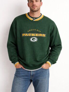 Men’s XL vintage crewneck sweatshirt Green Bay Packers Thick Fleece